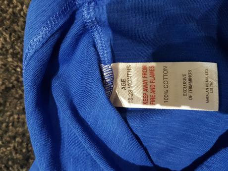 Dětské tričko velikost 18-23 měsíců., 86