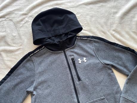 K11/ mikina šedá zn. under armour - v.146/152, under armour,152