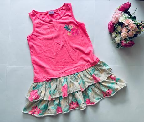 Ob/ šaty krátké - v.6/7 let, f&f,122