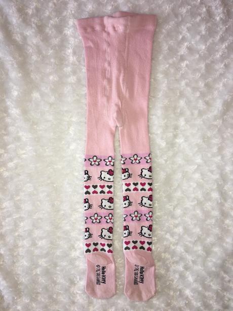 Růžové punčocháče s hello kitty sanrio, sanrio,86