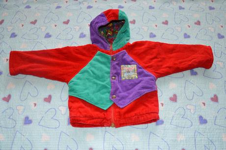 Oteplená bavlněná manžestrová bunda, 92