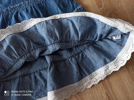 Dívčí džínová sukně, next,104