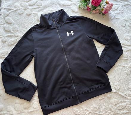 K6/  mikina černá under armour - v.cca 12/13 let, under armour,158