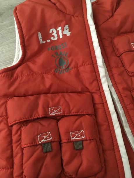 Teplá prošívaná vesta little boy star 68, little star,68