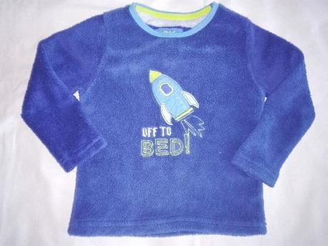 Mikina fleecová s raketou 2-3r., rebel,98