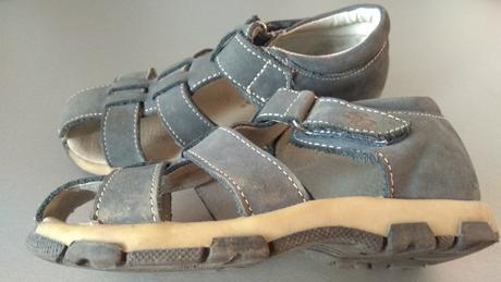 Super gear v. 27 kožené sandály, super gear,27