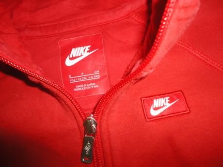 Mikina s kapucí nike, vel. 4-5 let unisex, nike,110