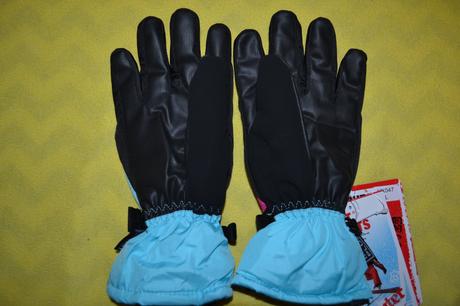 Lyžařské dámské šusťákové prstové rukavice, 40 / 42 / 44 / 46