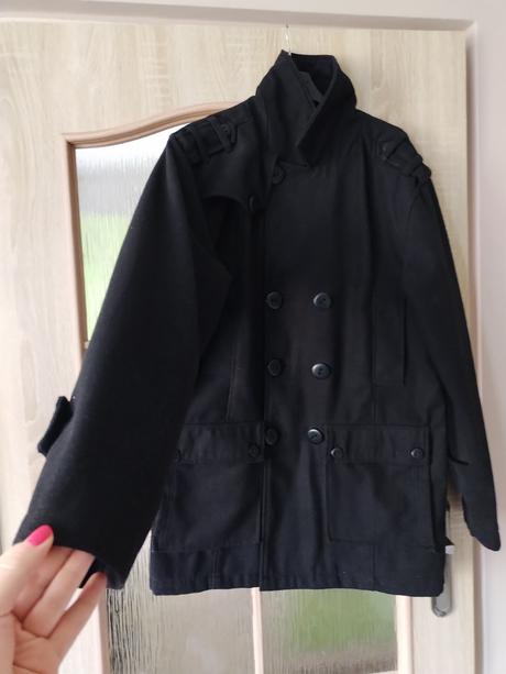 Pánský flaušový kabát m l, m