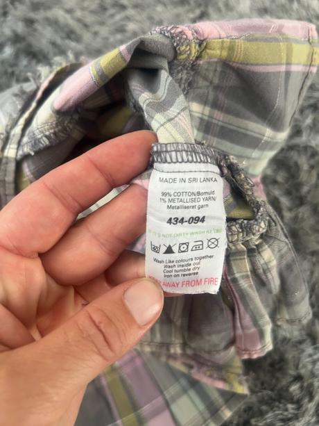 Kostkovaná kolová sukně/sukýnka vel. 1,5-2 roky 92, next,92