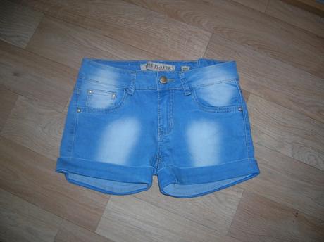 Dívčí šortky vel. 34 pas 68-70, málo nošené, rose,34