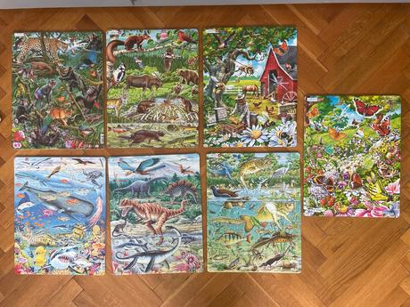 Puzzle - více druhů, krásné, kvalitní a top stav,