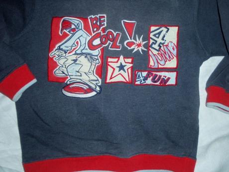 Bavlněná mikina pro skejťáky, 110