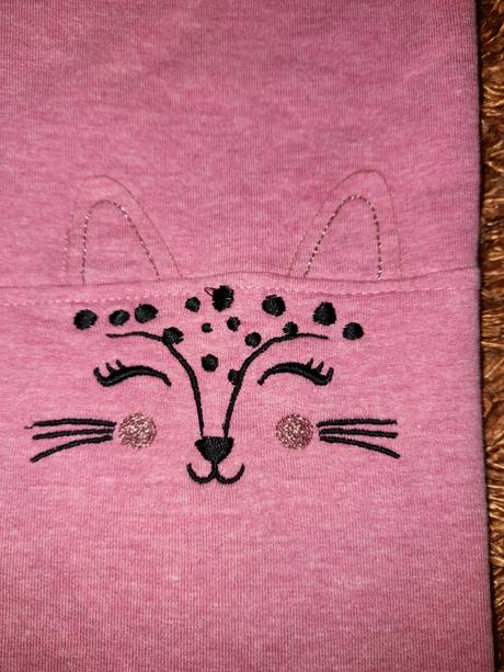 Růžové tepláky littlekids 134 super stav, 134