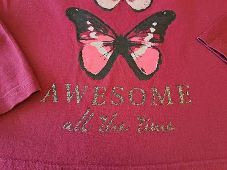 Tričko s motýly 134/140, 134