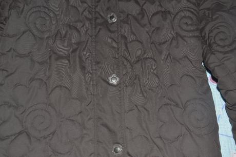 140 prošívaná zimní bunda květinová, kenvelo,140