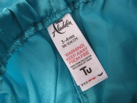 Karneval-kalhoty princezna jasmína/aladin, 