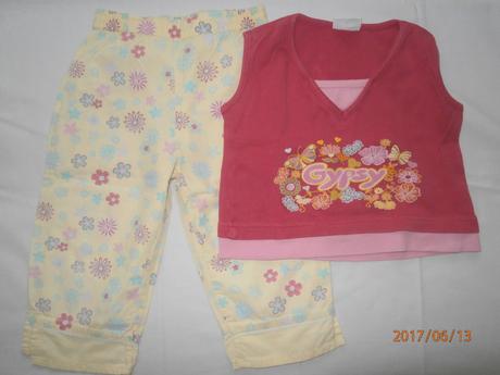 Letní setík,kalhoty triko/topík/,vel.98/104, 98
