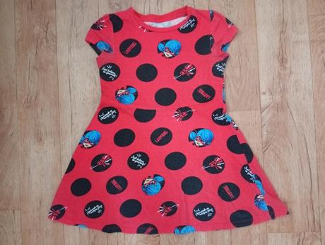 Šaty s beruškou - vel. 134, 134