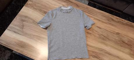 Perlový crop, bershka,xs