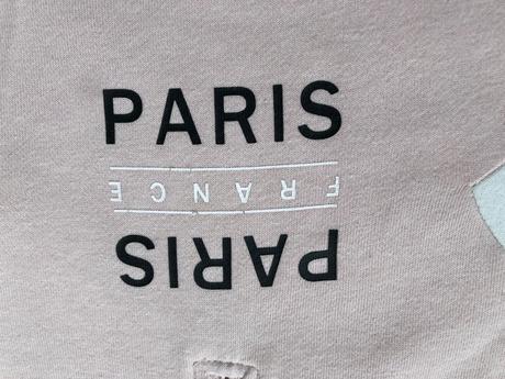 Mikina růžová na zip u krku paris 158/164 h&m, h&m,158