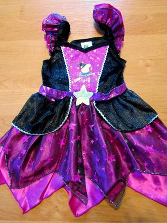 Karnevalový kostým -čerodějnice vel 74-80, 