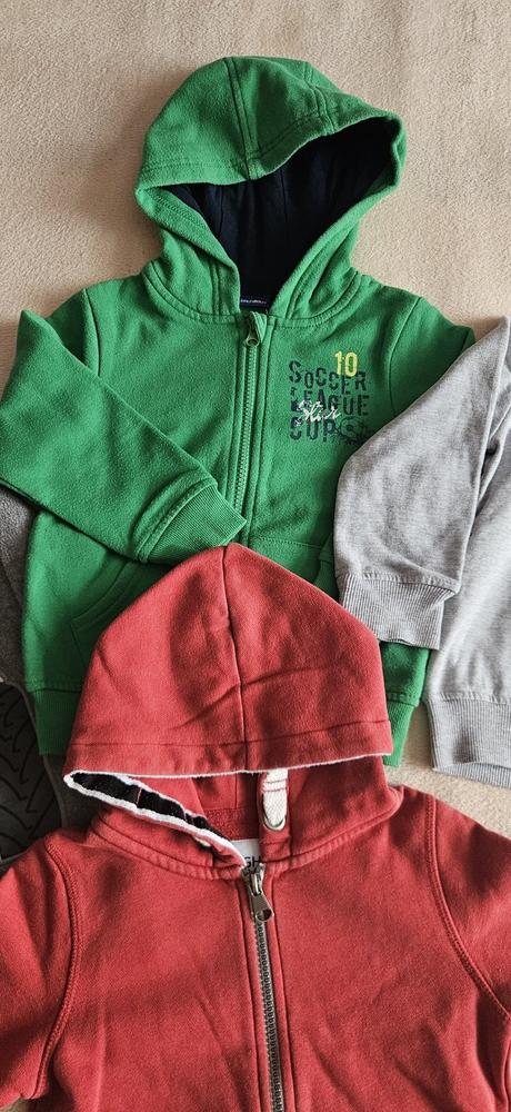 Chlapecký set čtyř mikin, vel.98/104, palomino,98