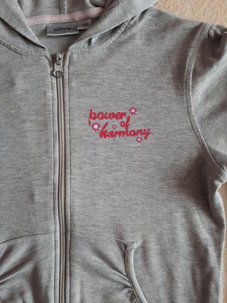 Dětská mikina, mikinka, na zip, vel.140, zn.alive, alive,140