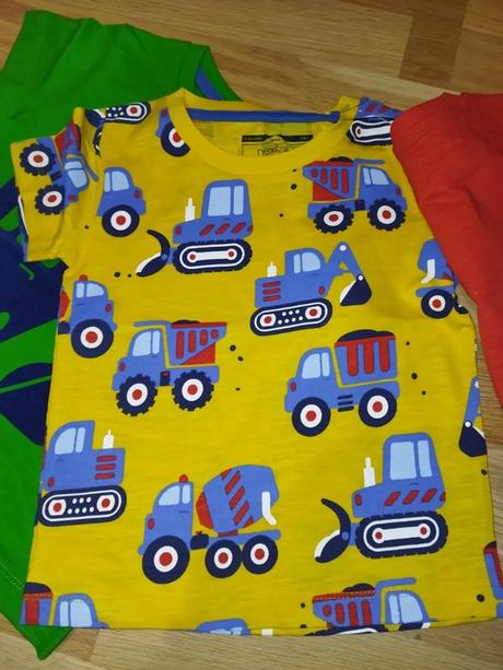 3x pack tričko s náklaďáky 86 next, next,86