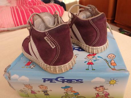 První boty - fialové, pegres,20