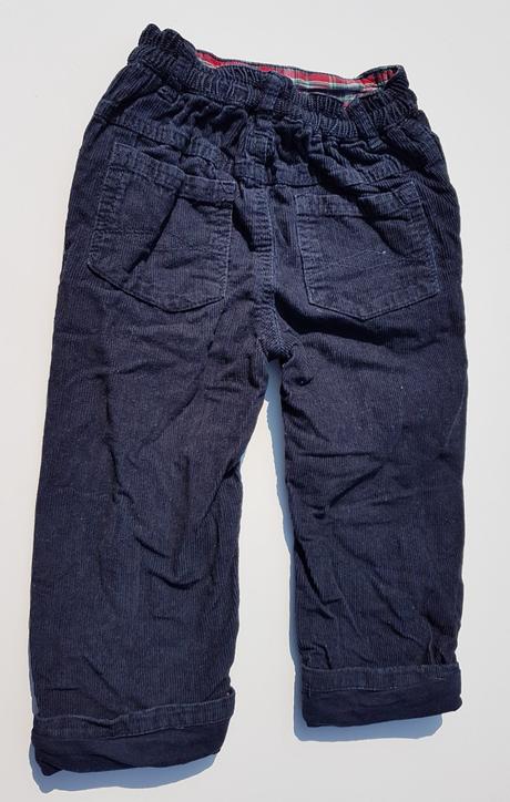 D190 chlapecké manšestrové kalhoty vel. 86-92, tu,86