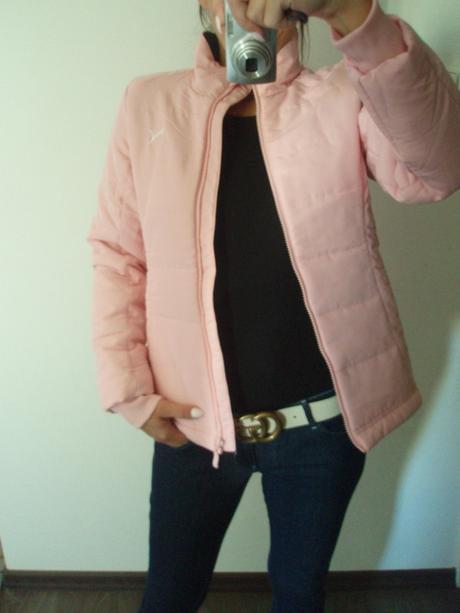 Růžová bunda puma, puma,xs