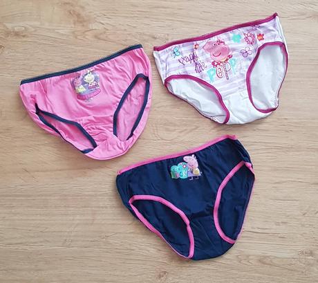 3pack kalhotky peppa pig, 116 / 122 / 128