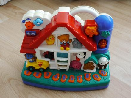 Hracka chicco nemecky a anglicky mlivici,