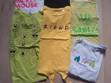 7x triko tričko i jednotlivě, 164