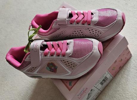 Nové růžové princeznovské boty, tenisky, vel.34, 34