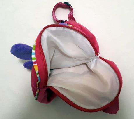 Dětský růžový batůžek s motýlkem, pro holčičky,