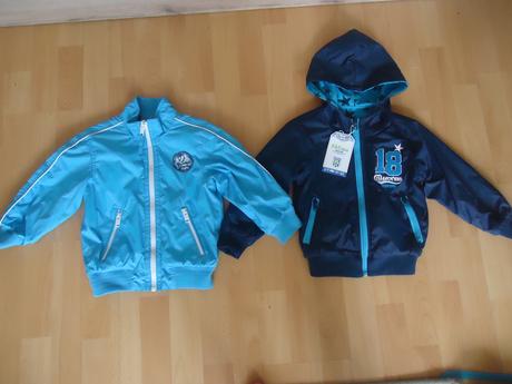 2 jarní oboustranné bundičky, h&m,98