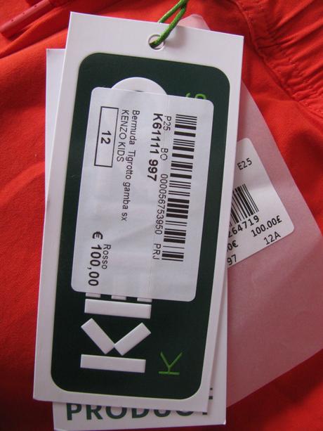 Chlapecké bavlněné šortky, kraťasy kenzo, 152