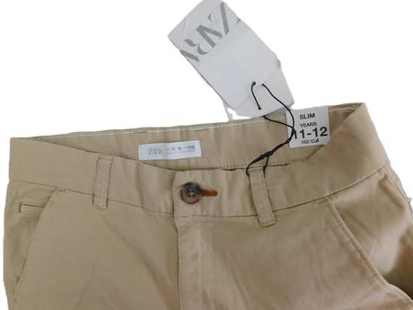 Chlapecké elastické slim kalhoty, zara,152