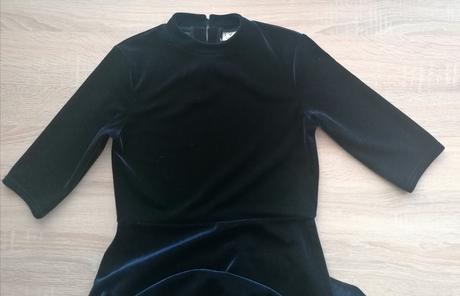 Sametové šaty next vel 146, next,146