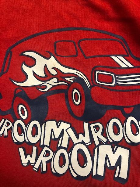 Cervene triko s autem 86/92 h&m, h&m,86