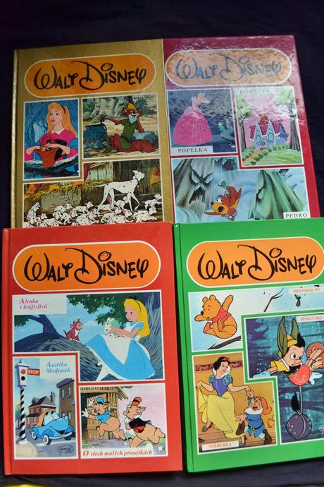 4x disney knihy r.1991,