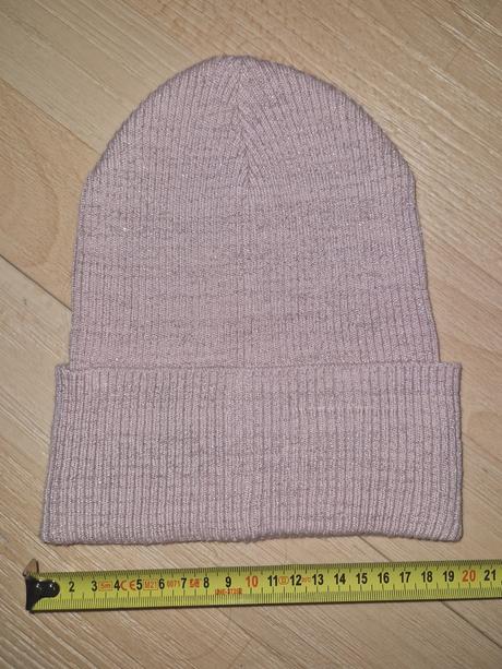 Čepice béžová lesklá hm, h&m,134