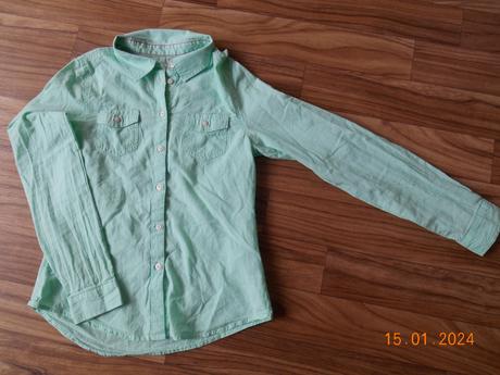 Dívčí košile- dl. rukáv, h&m,152