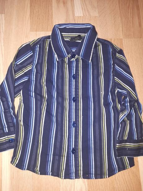 Cerna pruhovana sváteční kosile 86 next, next,86