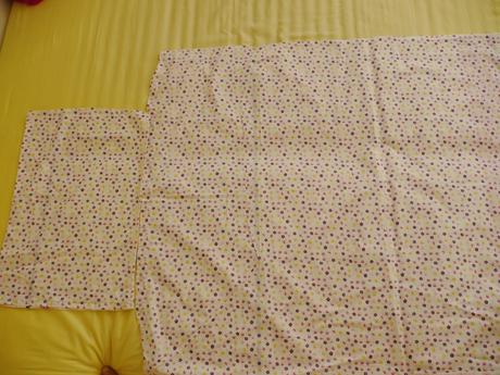 Tchibo povleceni na holcicku - kyticky-kosticky, šířka (cm): 100,délka (cm): 130