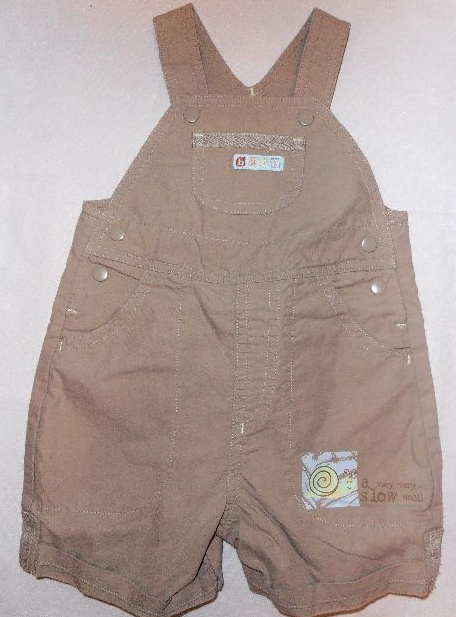 A140. hnědé plátěňáčky 0-3 měs., mothercare,56