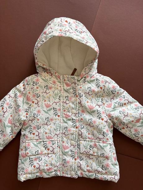Krásná zimní bunda - v.3/6 měs., primark,68