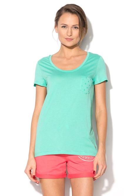 Mentolově zelené dámské tričko puma, puma,m